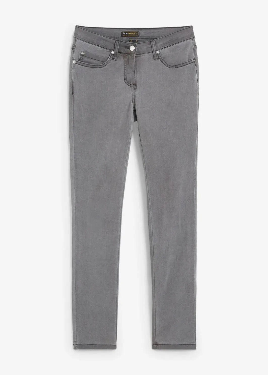 Discount Slim-Fit-Jeans Mid Waist, Super Stretch Damen Jeans|Kurzgrößen