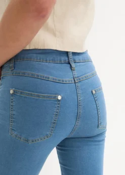 Hot Slim-Fit-Jeans Mid Waist, Super Stretch Damen Jeans|Kurzgrößen