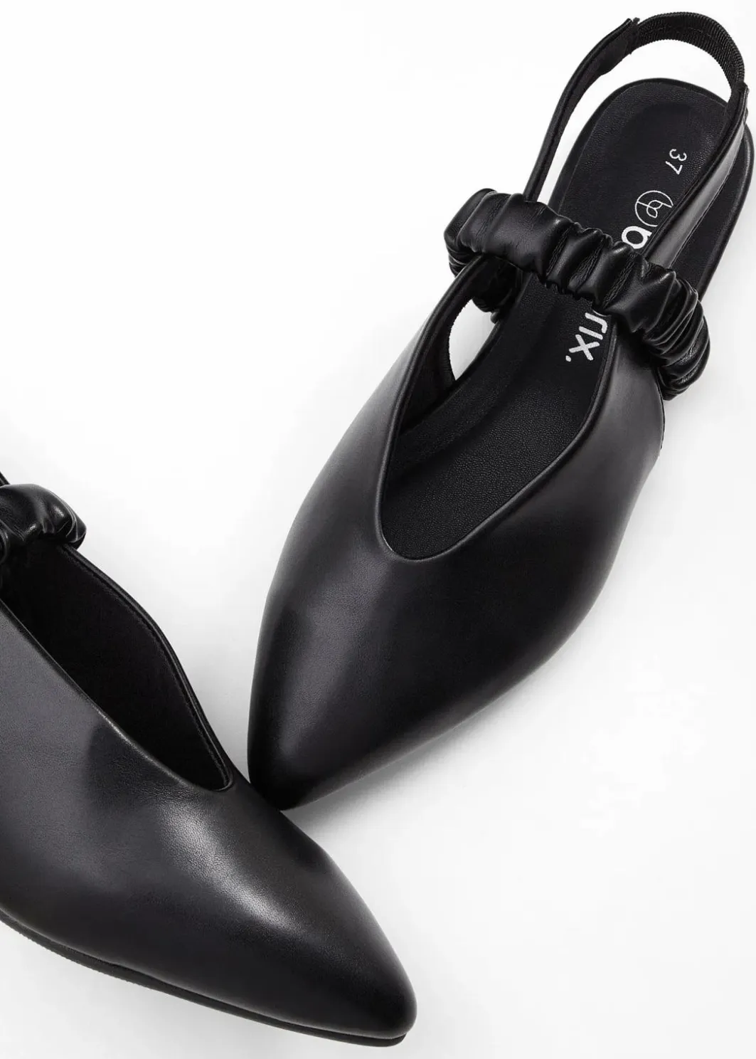 Damen bonprix Sommerschuhe|Sling-Ballerinas mit Raffung