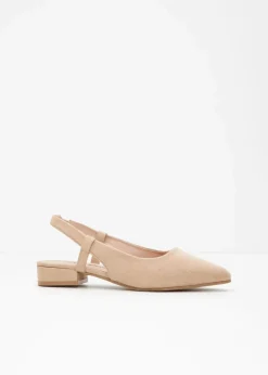 Outlet Slingpumps mit flachem Absatz Damen Pumps