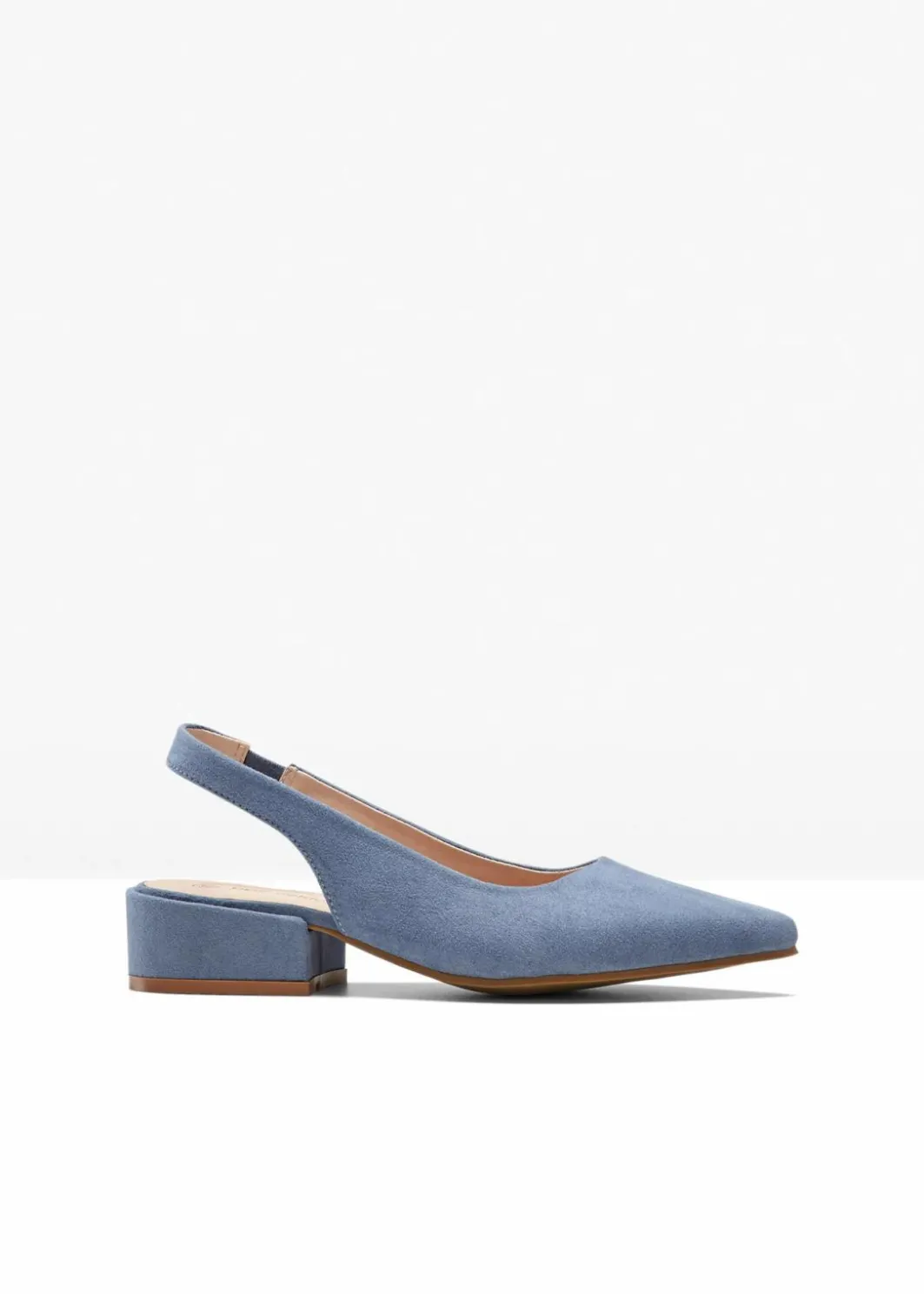 Damen bonprix Schuhe & Accessoires In Spezialgrößen·Elastischer Schaft|Pumps|Slingpumps mit flachem Absatz