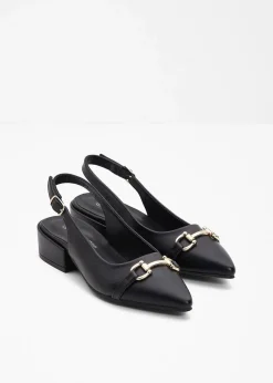Hot Slingpumps mit flachem Absatz Damen Pumps