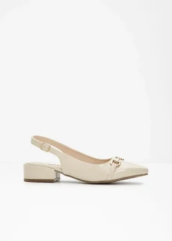 Outlet Slingpumps mit flachem Absatz Damen Pumps