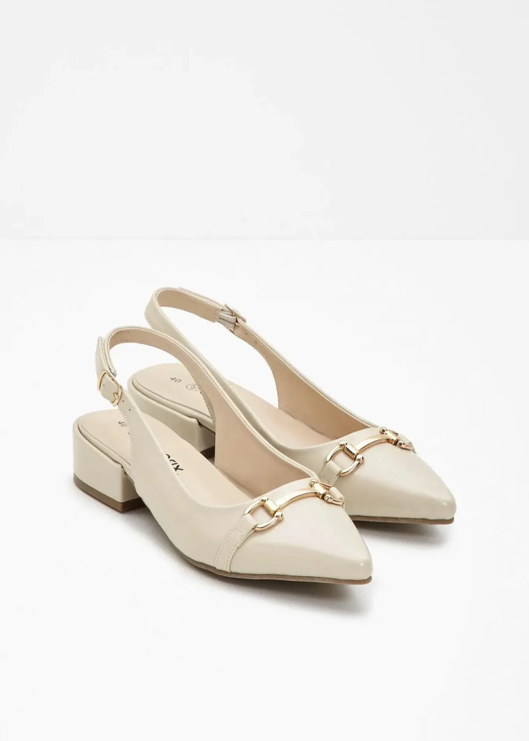 Outlet Slingpumps mit flachem Absatz Damen Pumps