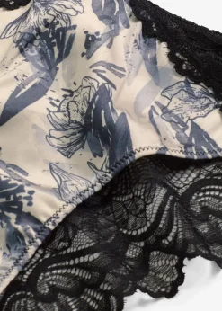 Sale Slip aus bedrucktem Satin Damen Wäsche·Dessous|Wäsche·Höschen