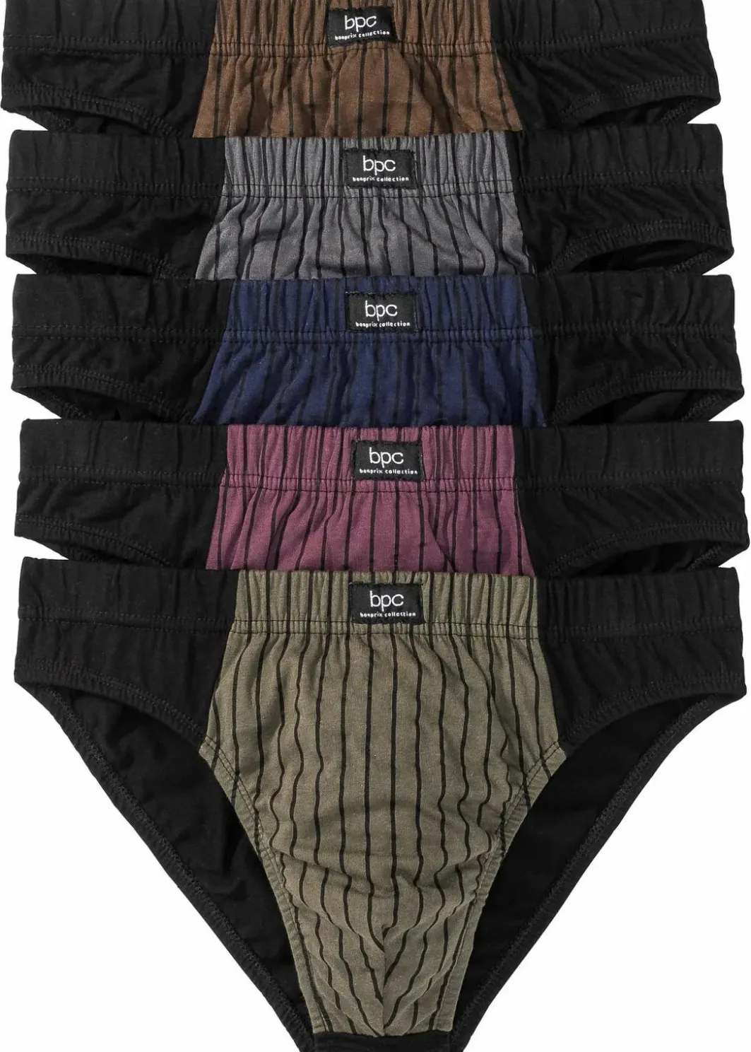 Hot Slip aus weicher Baumwolle (5er Pack) Herren Slips|Große Größen