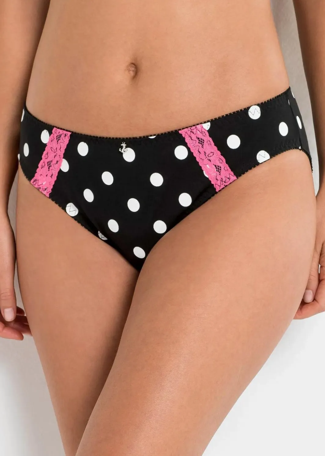 Damen bonprix Wäsche·Baumwollunterwäsche|Wäsche·Höschen|Slip Bio-Baumwolle (3er Pack)