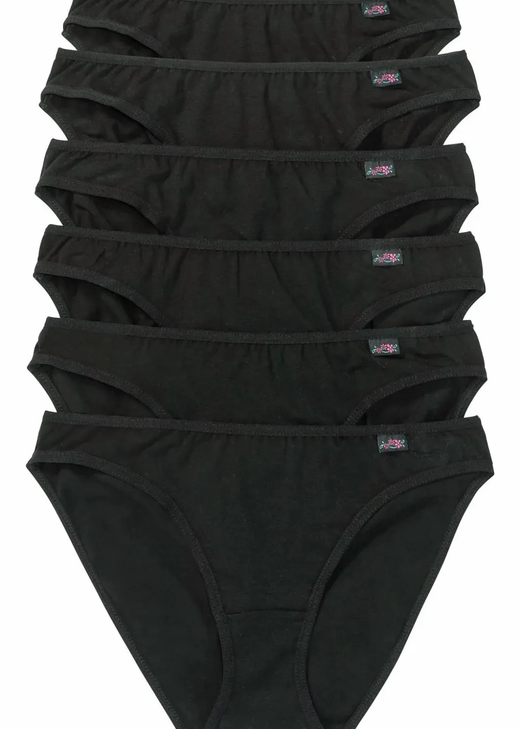Hot Slip (6er Pack) Damen Höschen|Baumwollunterwäsche