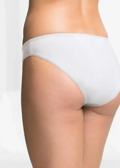 Damen bonprix Höschen|Baumwollunterwäsche|Slip (10er Pack)