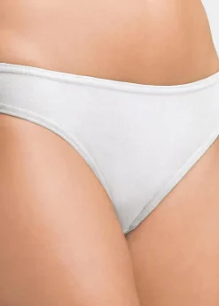 Damen bonprix Höschen|Baumwollunterwäsche|Slip (10er Pack)