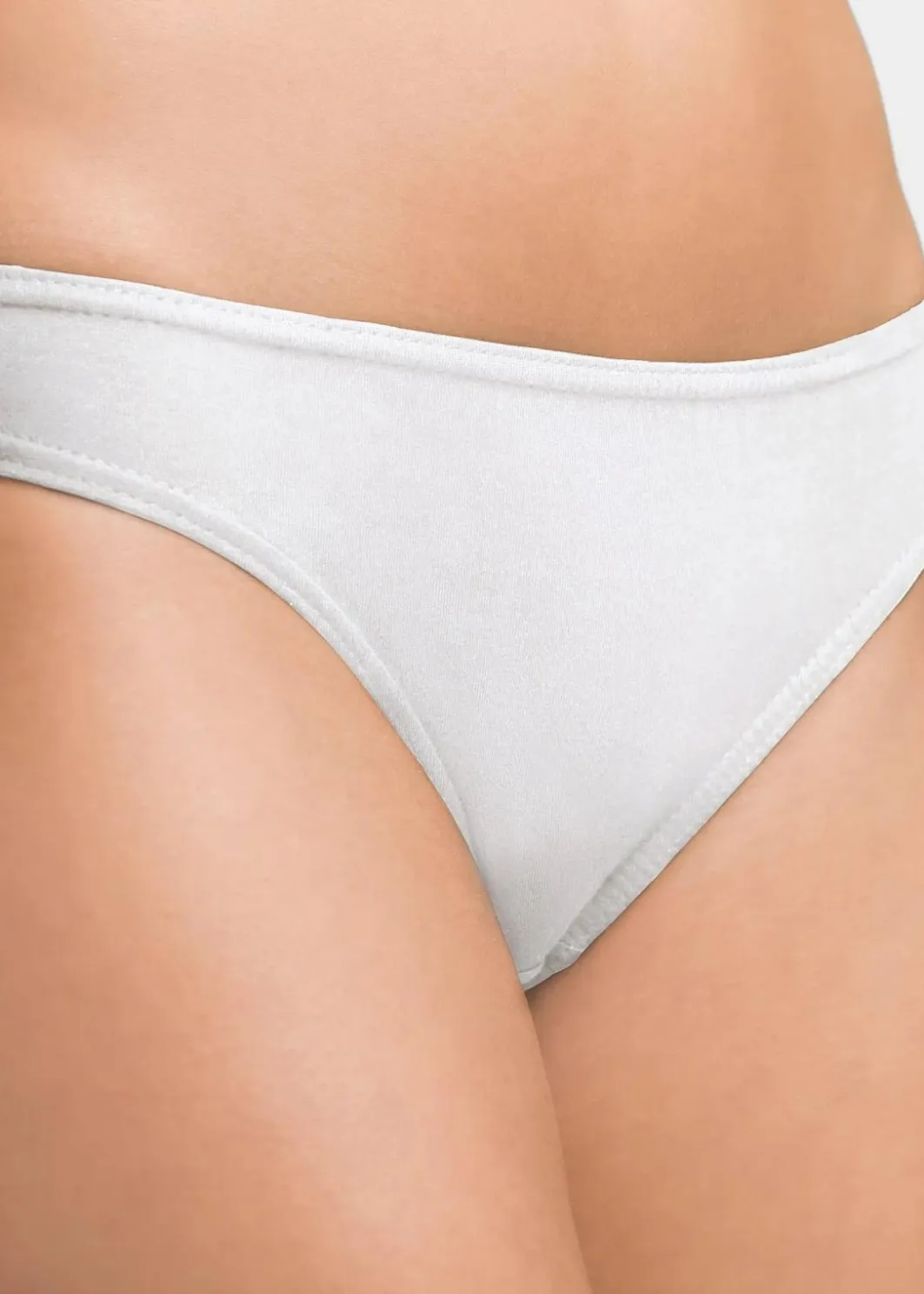 Damen bonprix Höschen|Baumwollunterwäsche|Slip (10er Pack)