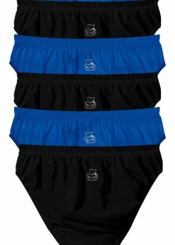 Damen bonprix Wäsche·Basics|Wäsche·Baumwollunterwäsche|Slip (6er Pack)