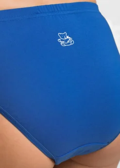 Damen bonprix Wäsche·Basics|Wäsche·Baumwollunterwäsche|Slip (6er Pack)