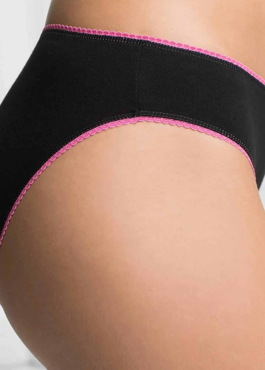 Damen bonprix Höschen|Baumwollunterwäsche|Slip (5er Pack)