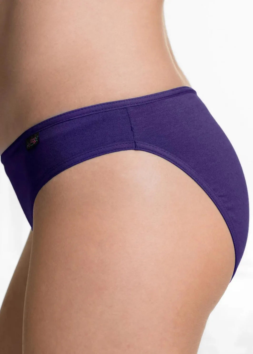 Damen bonprix Höschen|Baumwollunterwäsche|Slip (6er Pack)