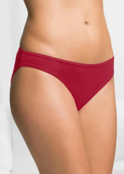 Damen bonprix Höschen|Baumwollunterwäsche|Slip (10er Pack)