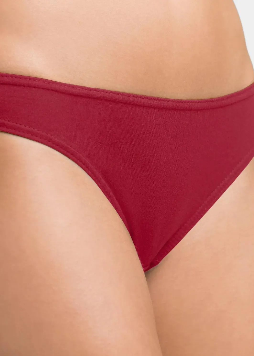 Damen bonprix Höschen|Baumwollunterwäsche|Slip (10er Pack)