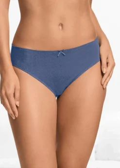 Damen bonprix Höschen|Baumwollunterwäsche|Slip (6er Pack)