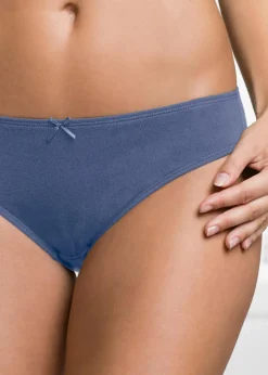 Damen bonprix Höschen|Baumwollunterwäsche|Slip (6er Pack)
