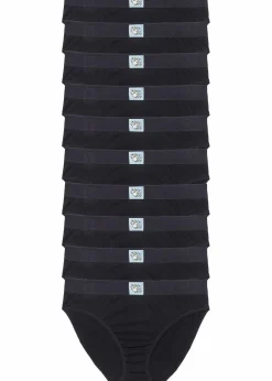 Damen bonprix Wäsche·Basics|Wäsche·Baumwollunterwäsche|Slip (10er Pack)