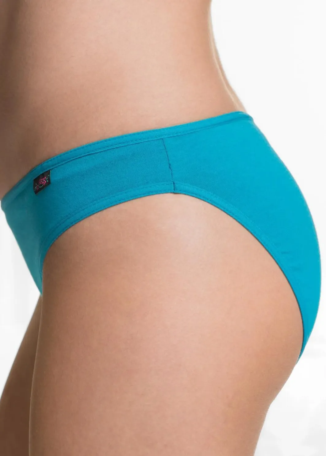 Damen bonprix Wäsche·Basics|Wäsche·Baumwollunterwäsche|Slip (6er Pack)