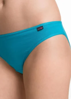 Damen bonprix Wäsche·Basics|Wäsche·Baumwollunterwäsche|Slip (6er Pack)