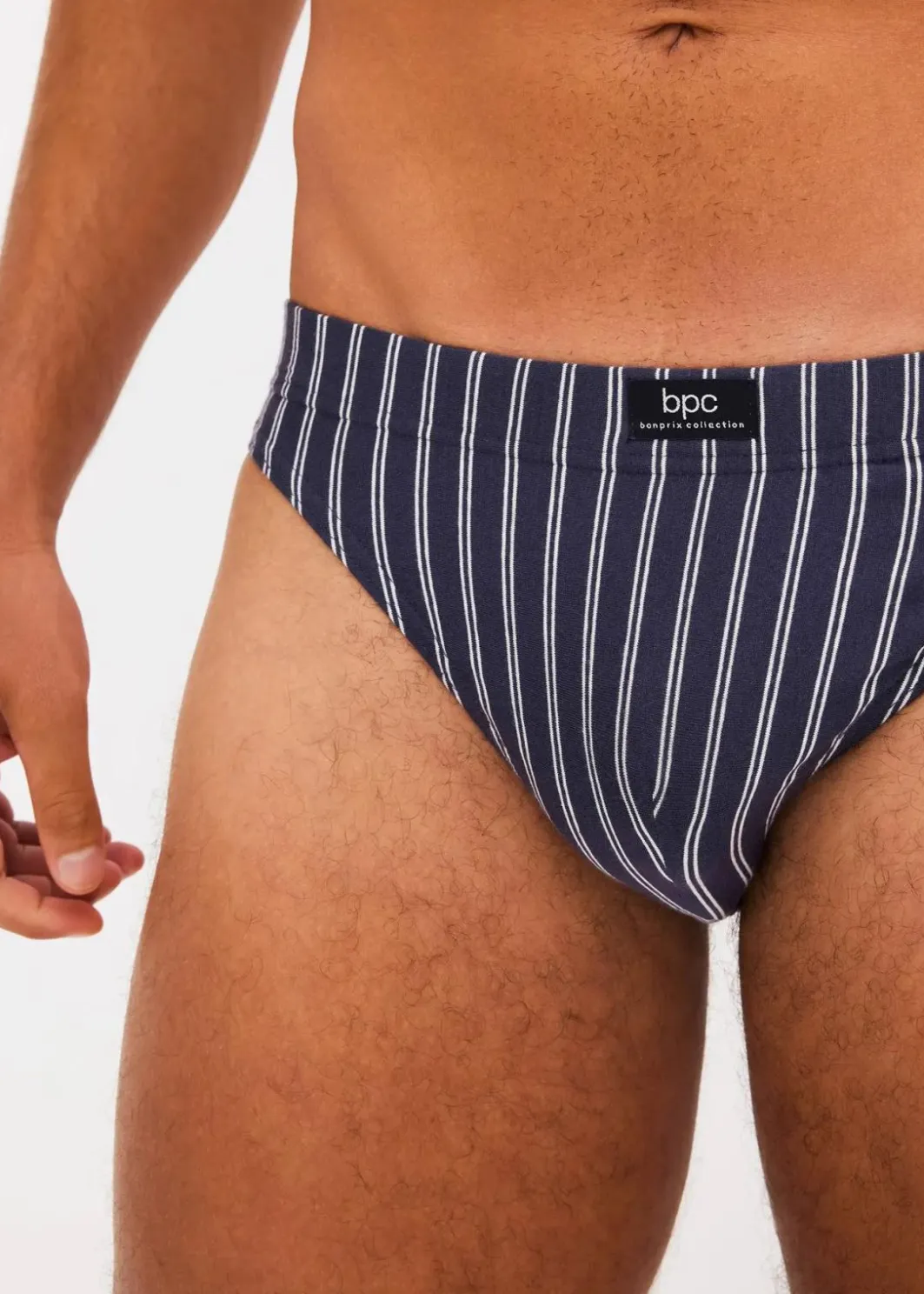 Herren bonprix Slips|Große Größen|Slip mit Baumwolle (5er Pack)