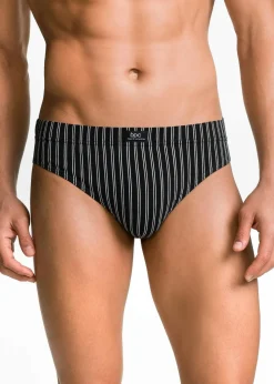 Herren bonprix Wäsche|Große Größen|Slip mit Baumwolle (5er Pack)