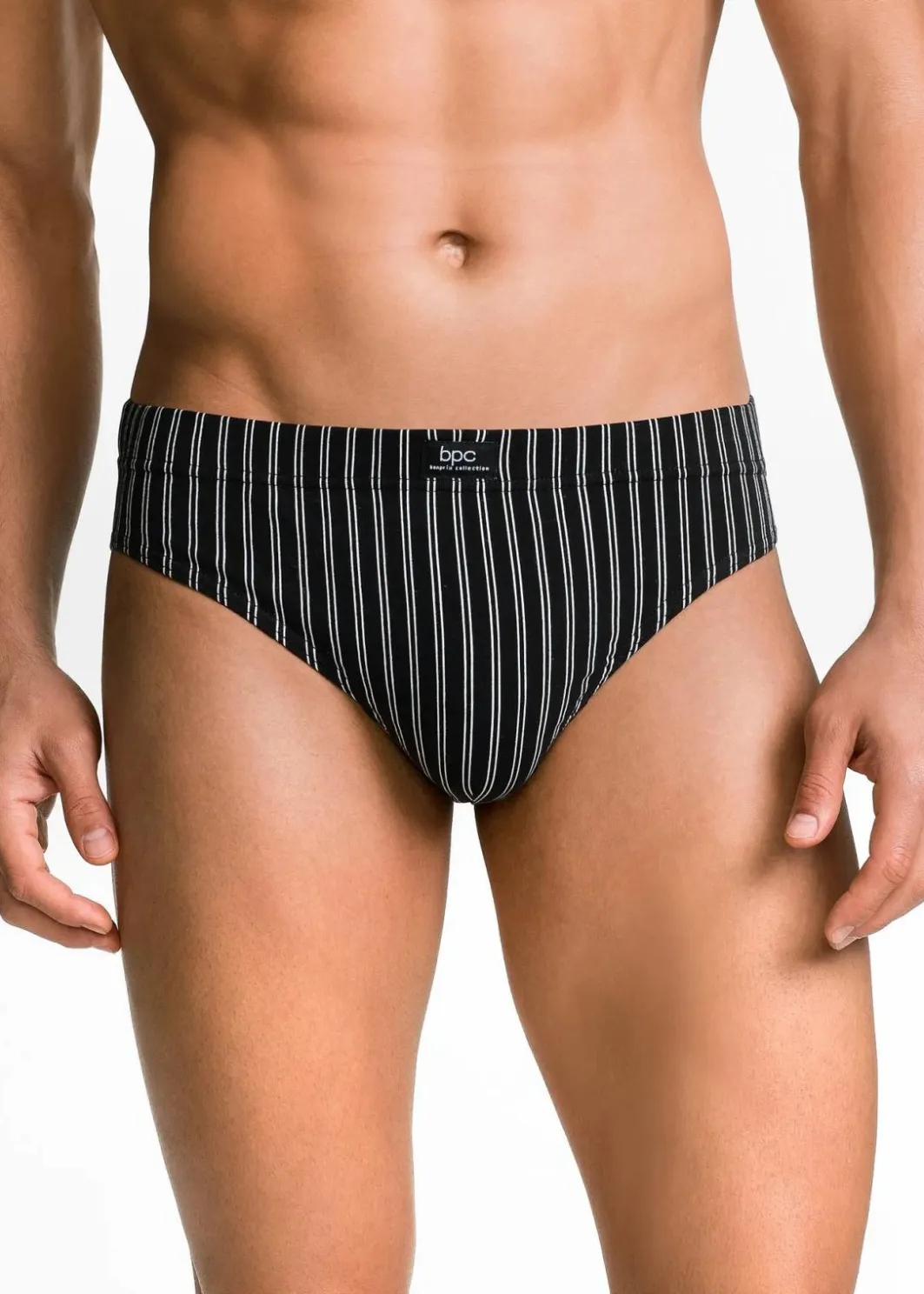Herren bonprix Wäsche|Große Größen|Slip mit Baumwolle (5er Pack)