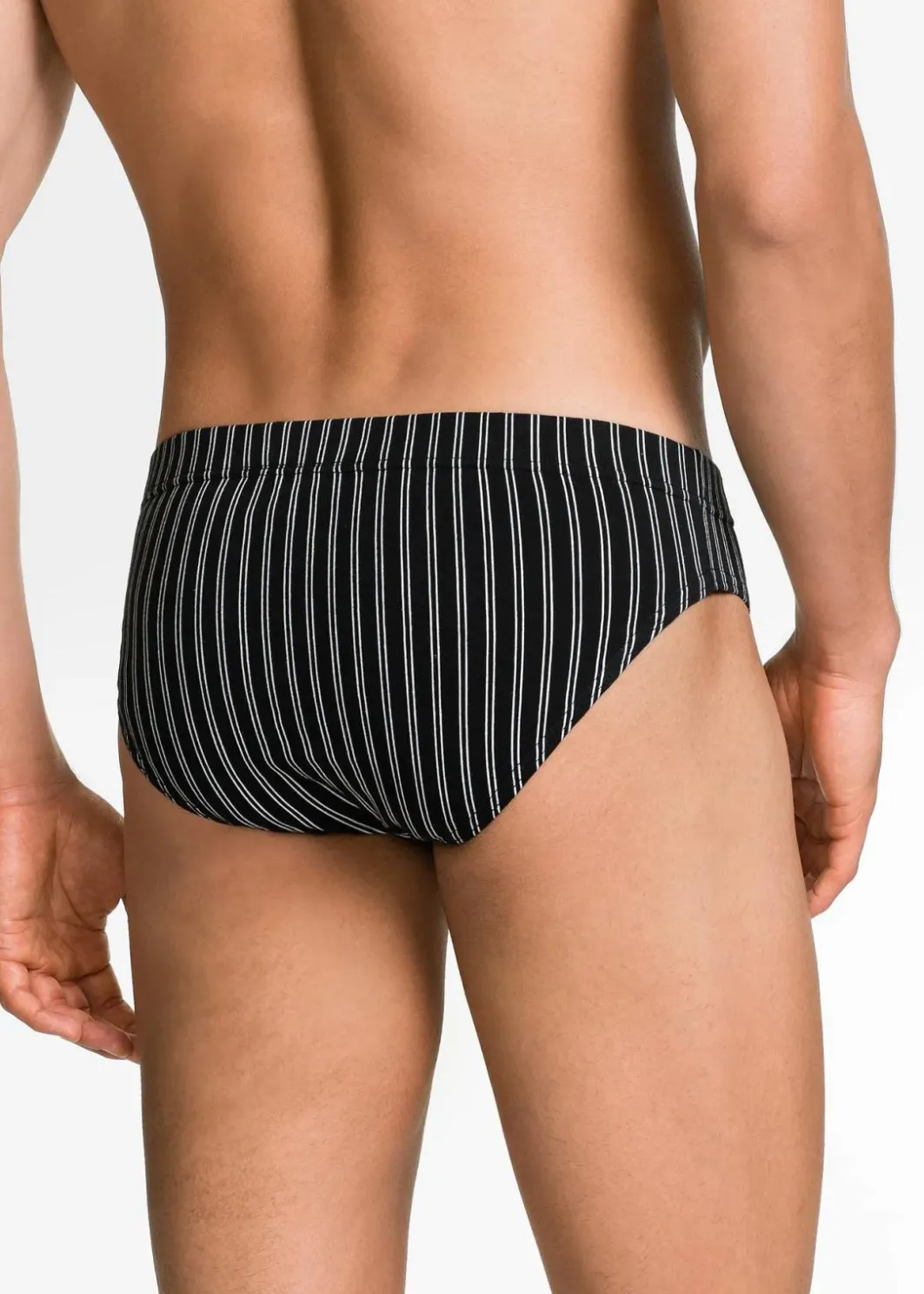 Herren bonprix Wäsche|Große Größen|Slip mit Baumwolle (5er Pack)