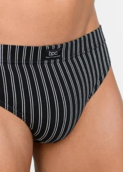 Herren bonprix Wäsche|Große Größen|Slip mit Baumwolle (5er Pack)
