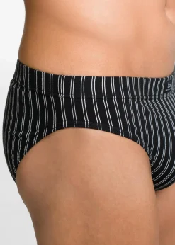 Herren bonprix Wäsche|Große Größen|Slip mit Baumwolle (5er Pack)