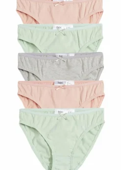 Slip mit Bio-Baumwolle (5er Pack) Kinder Mehrfachpacks|Mädchen·Unterwäsche