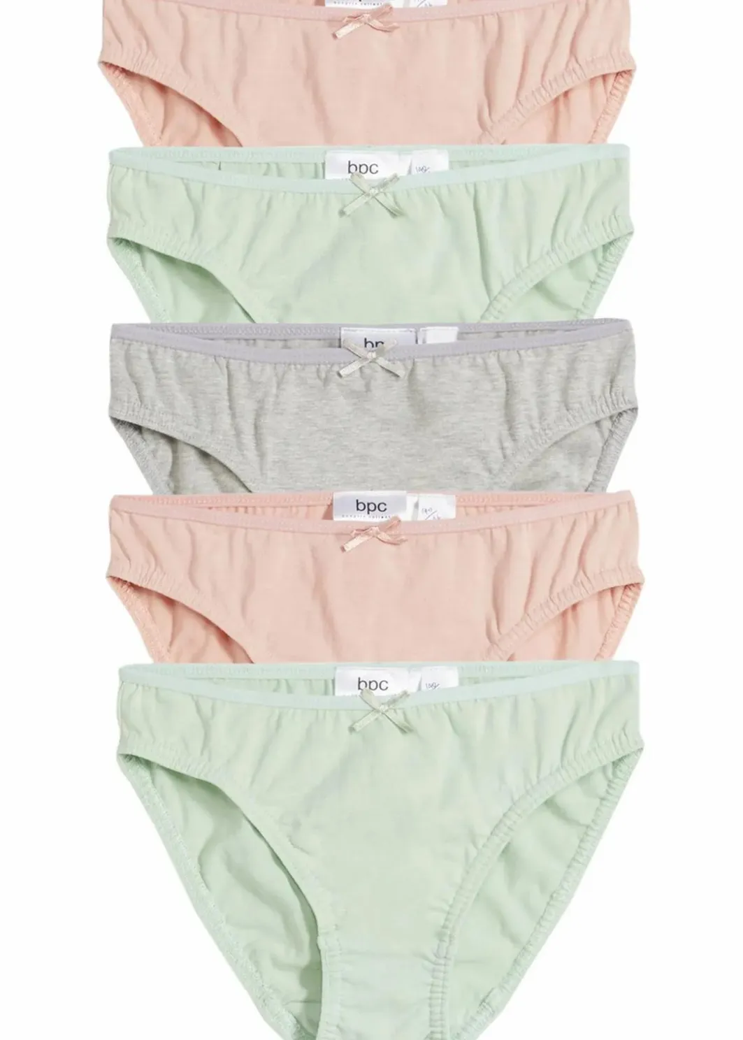 Slip mit Bio-Baumwolle (5er Pack) Kinder Mehrfachpacks|Mädchen·Unterwäsche