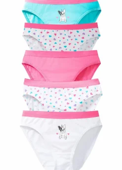 New Slip mit Bio-Baumwolle (5er Pack) Kinder Mehrfachpacks|Mädchen·Unterwäsche