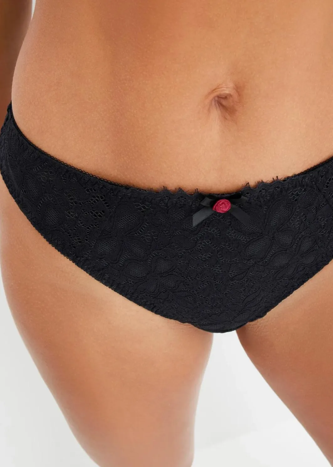 Damen bonprix Wäsche·Dessous|Wäsche·Höschen|Slip mit Spitze