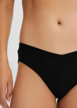 Damen bonprix Wäsche·Basics|Wäsche·Baumwollunterwäsche|Slip mit V-Shape (5er Pack)