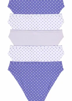 Best Slip mit weicher Baumwolle mit Satin-Schleife (5er Pack) Kinder Mehrfachpacks|Mädchen·Unterwäsche