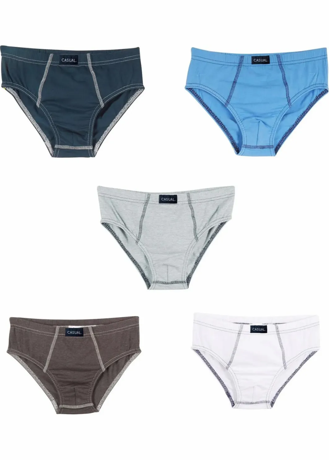 New Slip mit weicher Bio-Baumwolle (5er Pack) Kinder Mehrfachpacks|Jungen·Unterwäsche