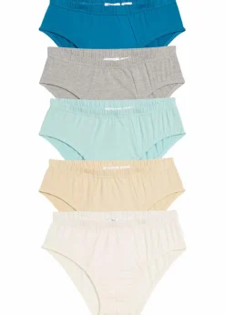 Kinder bonprix Mehrfachpacks|Jungen·Unterwäsche|Slip mit weicher Bio-Baumwolle (5er Pack)