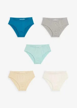 Kinder bonprix Mehrfachpacks|Jungen·Unterwäsche|Slip mit weicher Bio-Baumwolle (5er Pack)