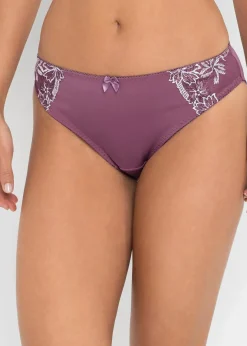 Online Slip mit zarter Stickerei (2er Pack) Damen Höschen|Dessous