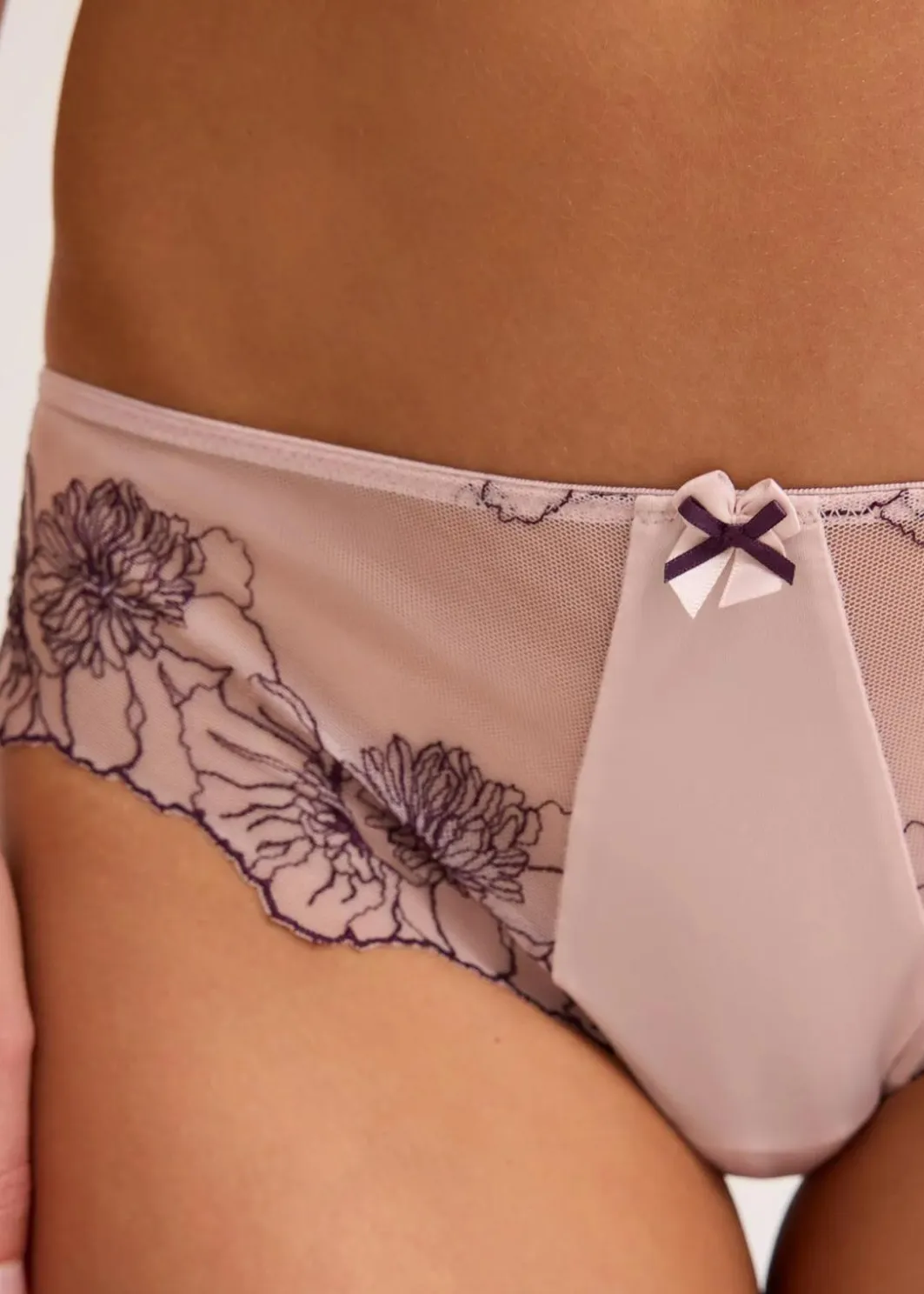 Online Slip mit zarter Stickerei Damen Dessous|Höschen
