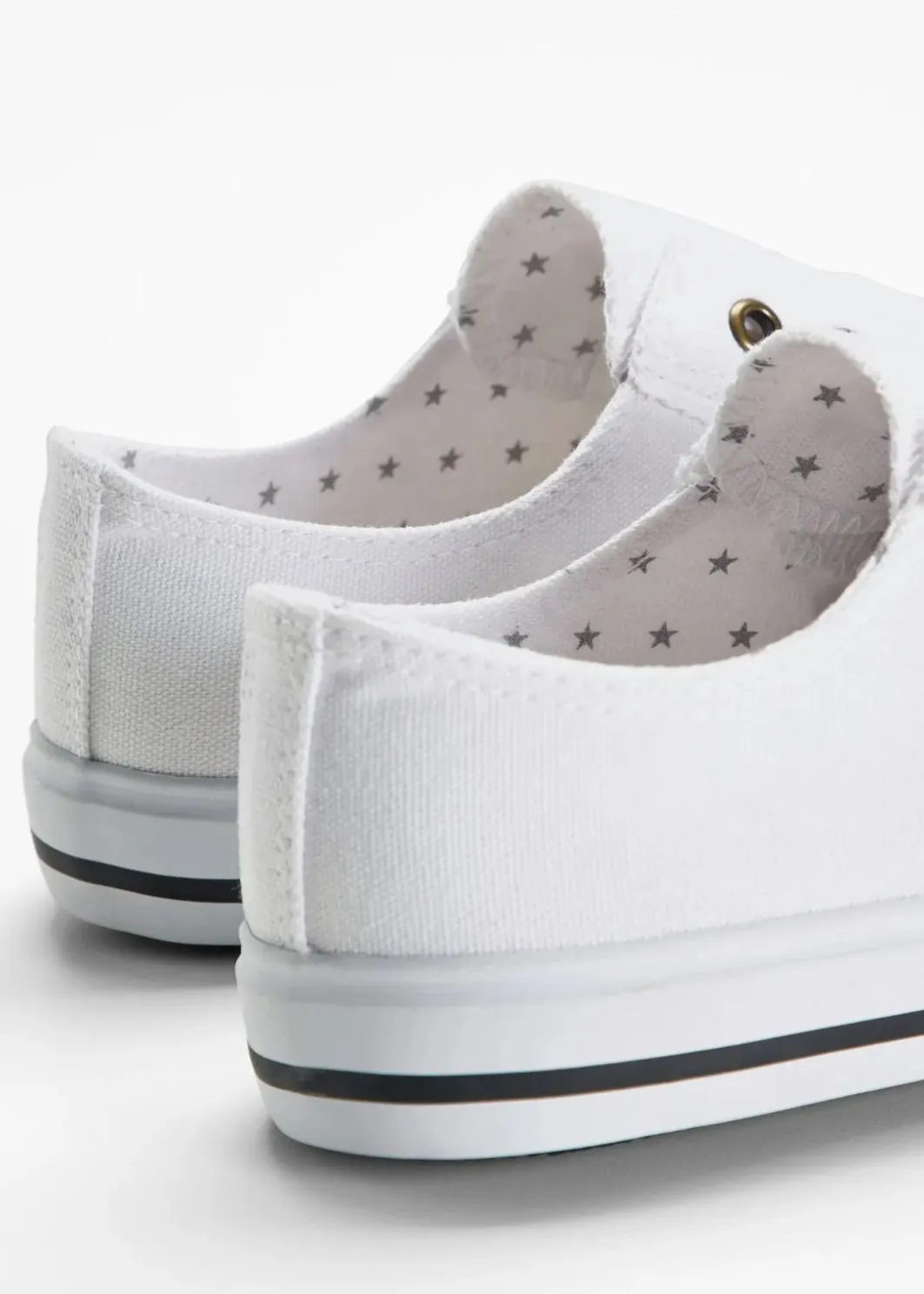 Damen bonprix Sneaker|Sneaker|Slip-In-Sneaker aus Baumwoll-Canvas