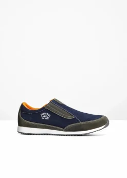 Herren bonprix Slipper & Halbschuhe|Slipper aus Veloursleder