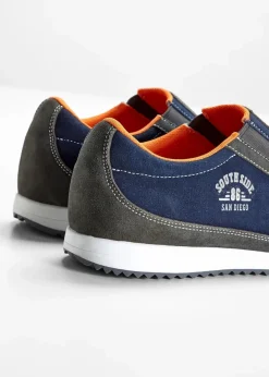 Herren bonprix Slipper & Halbschuhe|Slipper aus Veloursleder