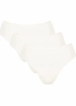Damen Sloggi Wäsche·Baumwollunterwäsche|Wäsche·Höschen|GO Daily Cotton Tai Slip (3er Pack)