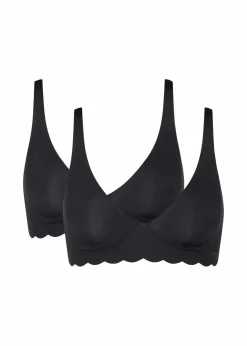 Damen Sloggi Wäsche·Bhs|Sloggi|ZERO Microfibre 2.0 Soft Bra (2er Pack)