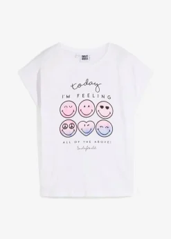 Kinder SmileyWorld Mädchen 9-16 Jahre·Shirts & Blusen|Smiley Shirt aus reiner Baumwolle