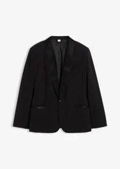 Herren bonprix Große Größen|Anzüge & Sakkos|Smoking-Sakko mit Stretch-Anteil, Slim Fit